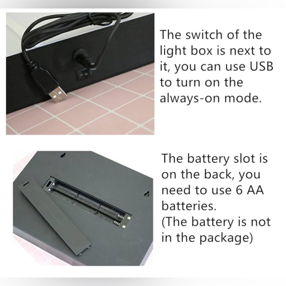 Light Box USB Charger Included - Picture 8 of 14